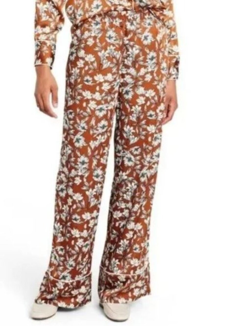 La Ligne x Target Women's Floral Wide-Leg Trousers | X-Large